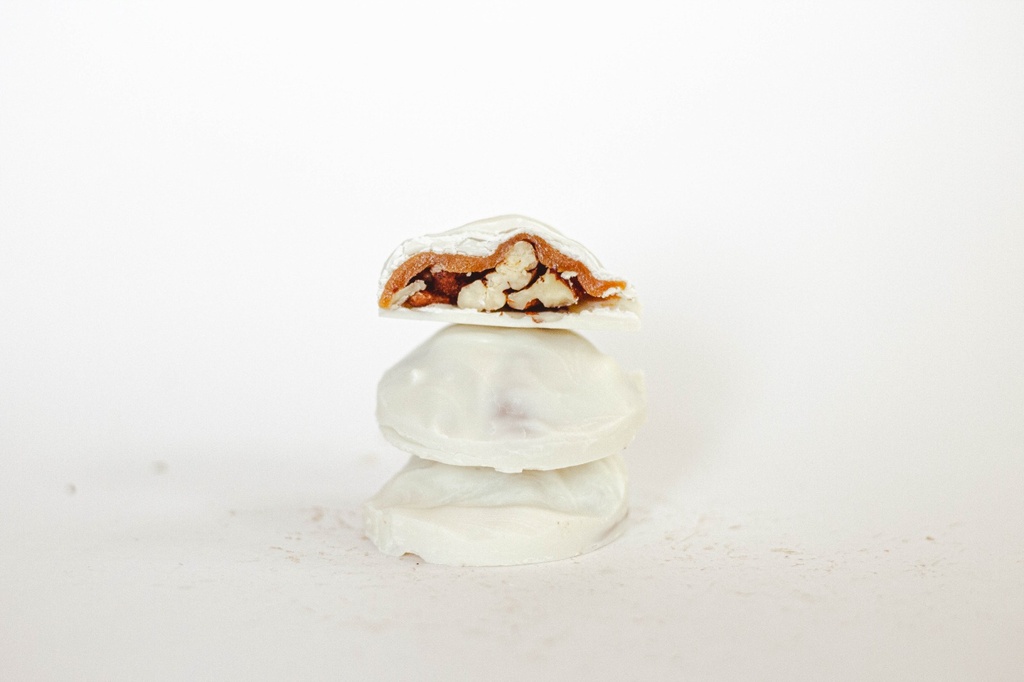 White Chocolate Mini Turtle Pecan Cluster
