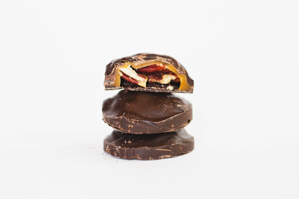 Dark Chocolate Mini Turtle Pecan Cluster